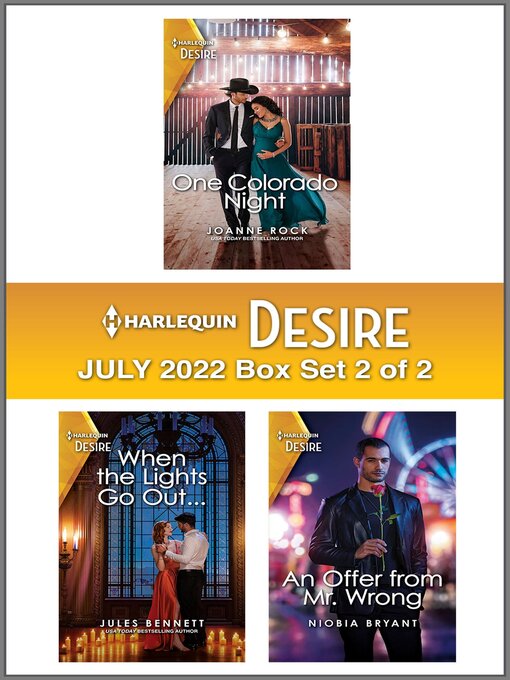 Title details for Harlequin Desire: July 2022 Box Set 2 of 2 by Joanne Rock - Wait list